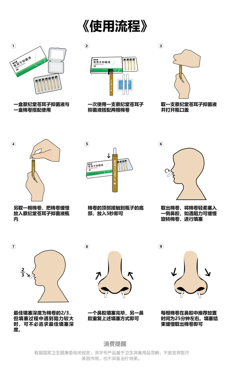 苍耳子抑菌液10支装